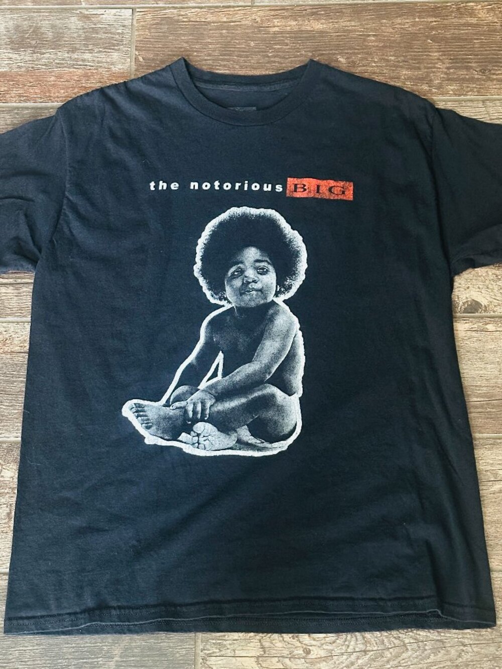 The Notorious B.I.G. Graphic T-Shirt Men's Size Large Black